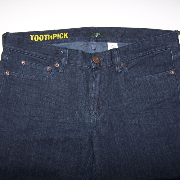 J. Crew Stretch Toothpick Jeans Size 31 - Picture 2 of 3